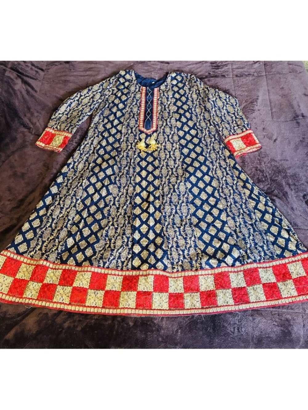 3 Piece Anarkali Suit Set